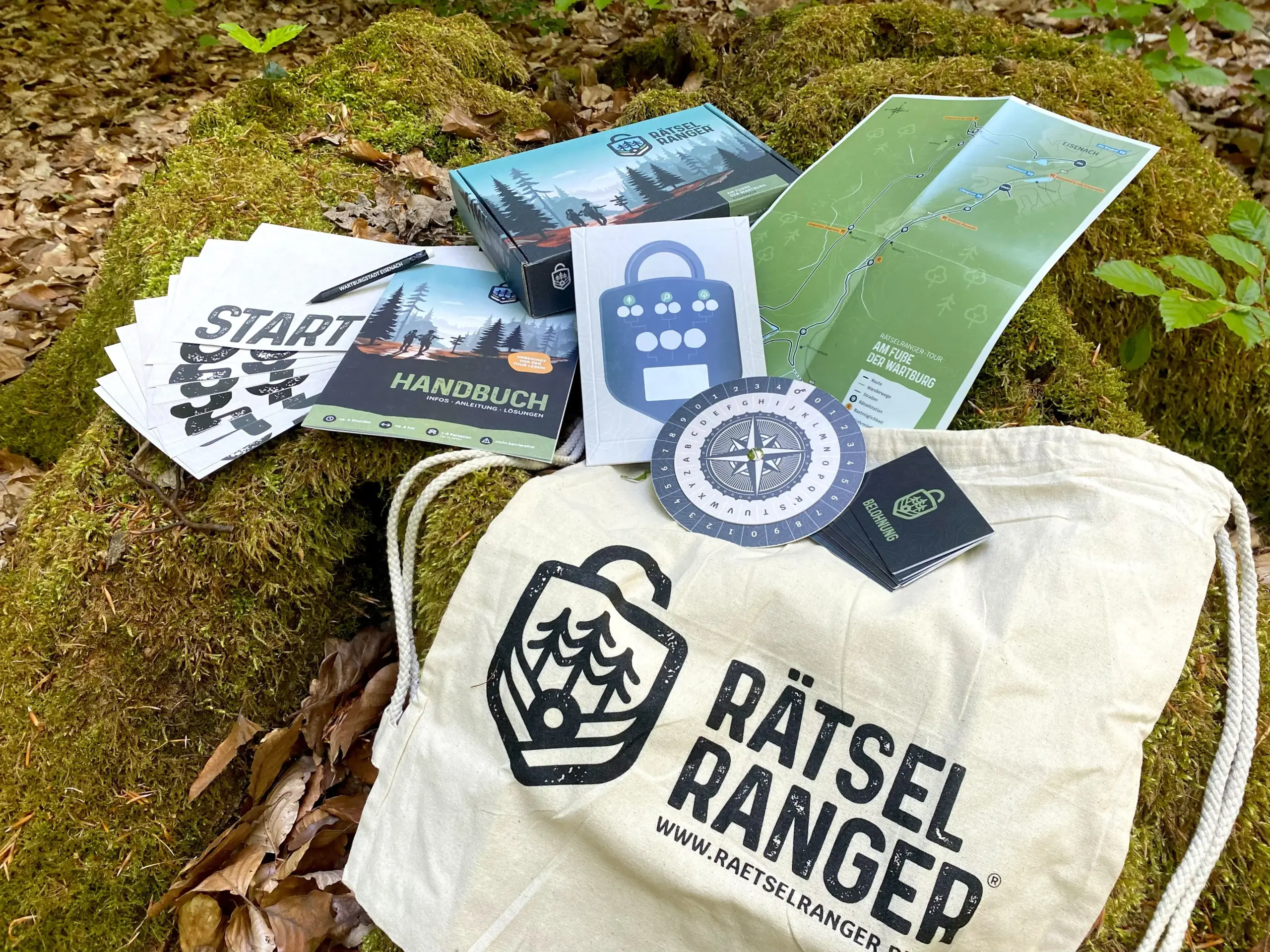 Rätsel-Wanderung Thüringen – Inhalte der Rätselbox – Rätselranger